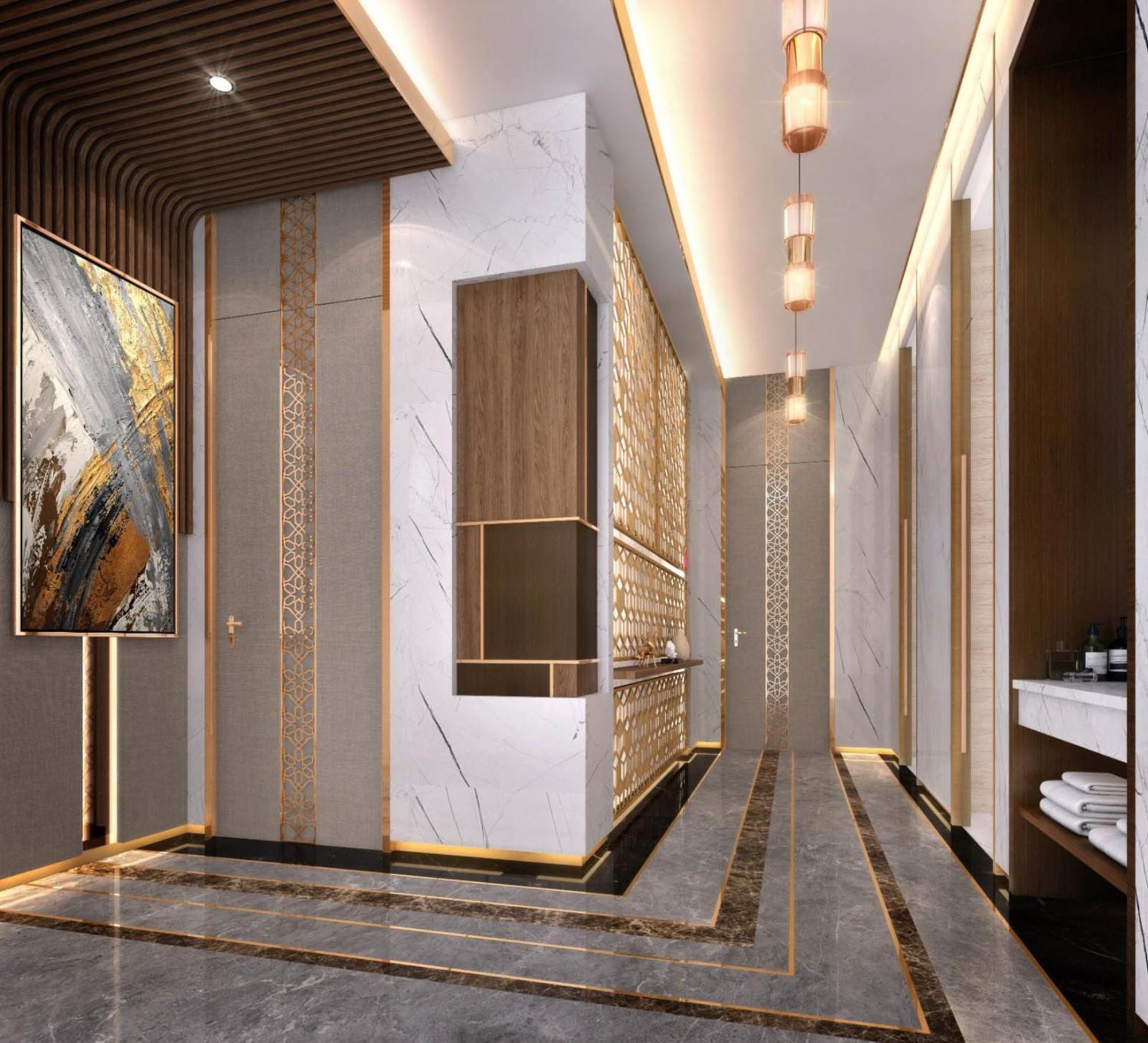Velero Hotel Doha Lusail Exterior photo Interior of the hotel